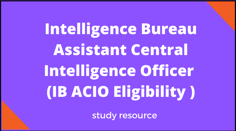 IB ACIO Eligibility