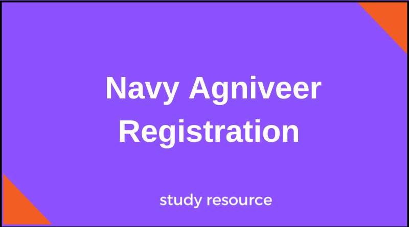 Navy Agniveer Registration