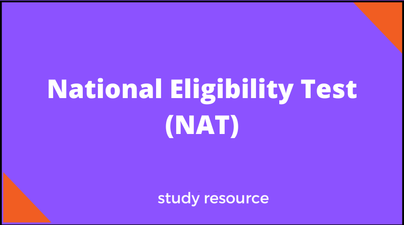 National Eligibility Test