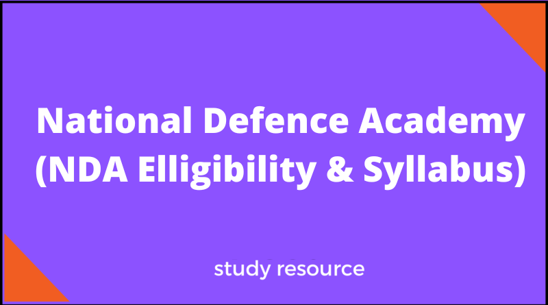 NDA Exam Eligibility and Syllabus