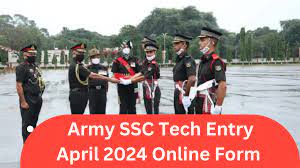 Army Short Service Commission SSC Tech 62 Men & 33 Women Entry April 2024 Batch Online Form