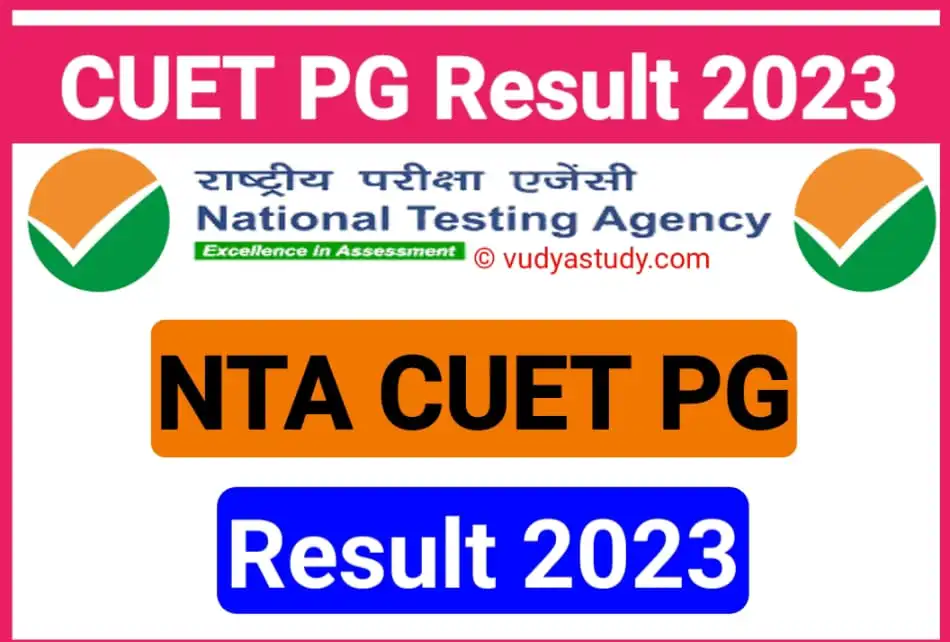 NTA CUET PG 2023 Admission Test Result